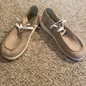 Tan Shoes (Hey Dude Look-A-Likes)